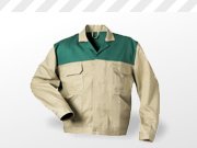 Heute im Angebot: Kasack 634 von LEIBER / Farbe: weiß-rot in der Region Berlin Gropiusstadt - Arbeits - Jacken - Berufsbekleidung – Berufskleidung - Arbeitskleidung